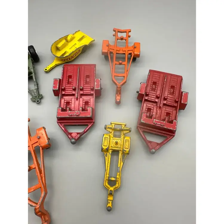 Vintage Diecast Vehicle Toy Trailers Tootsietoy Matchbox Lesney Howitzer Lot 7