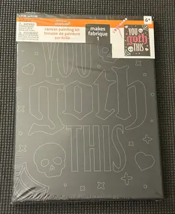 Creatology Halloween Canvas Painting Kit “YOU GOTH THIS” NWT