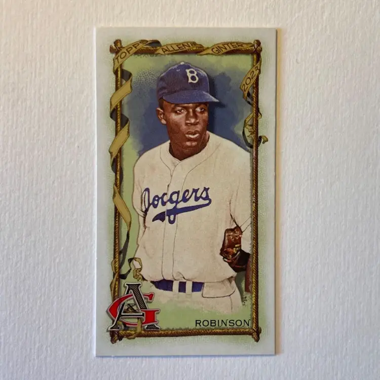 2023 Allen And Ginter Jackie Robinson Mini