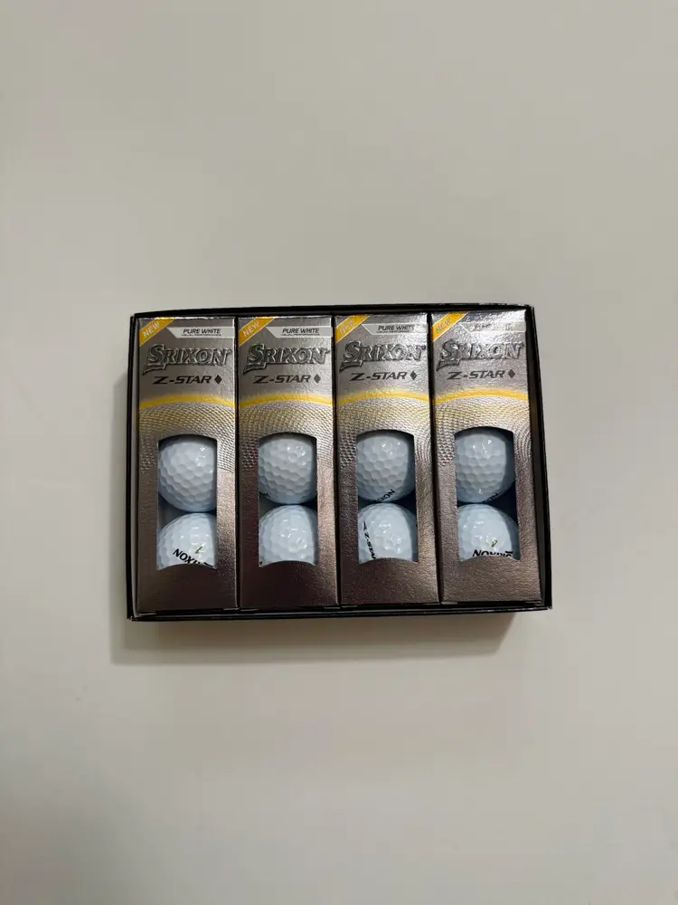 NEW Srixon Z STAR DIAMOND Golf Balls | 1 Dozen (12 Balls) | White | BNIB