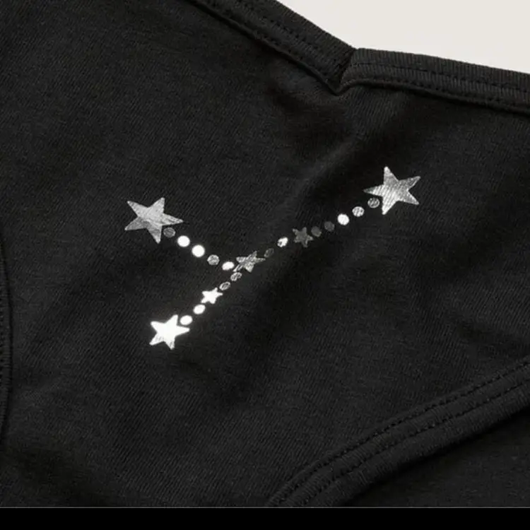 S-Victoria's Secret PINKCOTTON BIKINI UNDERWEAR Constellation✨️ Cancer NWT