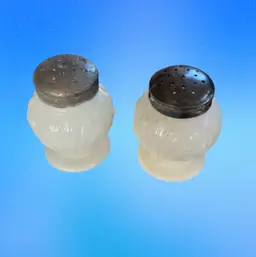 Milk Glass Salt And Pepper Shakers