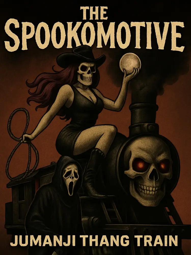 Spookomotive Jumanji Thang Raid Train