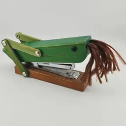 Vintage Anthropology Grasshopper Stapler 5'Lx3T