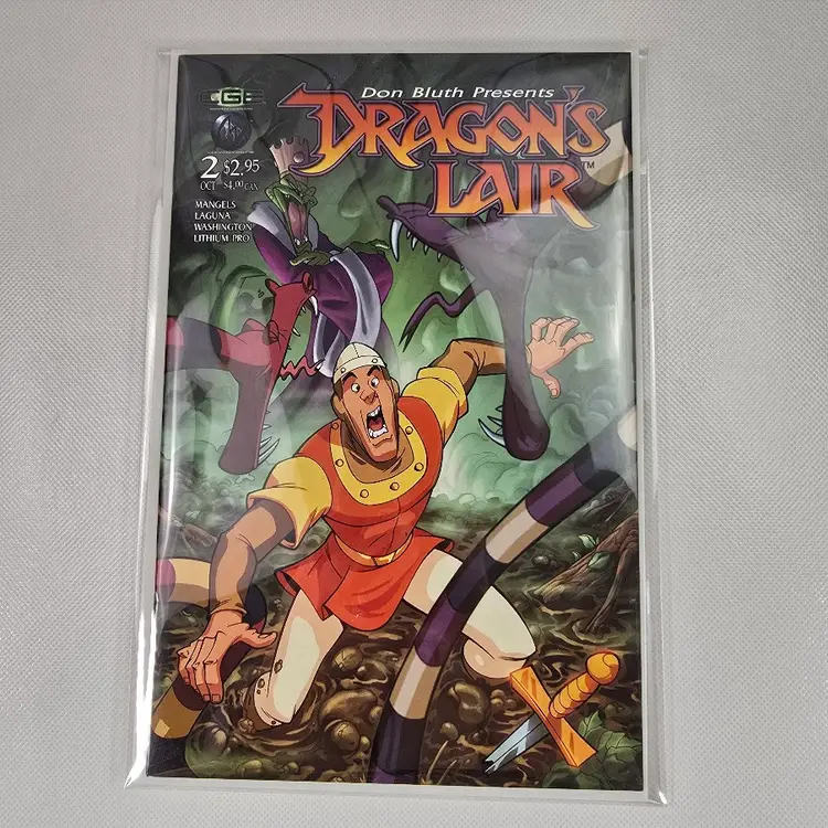 Dragon's Lair #2 + 3  Dirk the Daring CrossGen Comics 2003 Ryan Reynolds Netflix