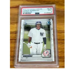 Jasson Dominguez 2020 Bowman Chrome Prospects PSA 9 New York Yankees