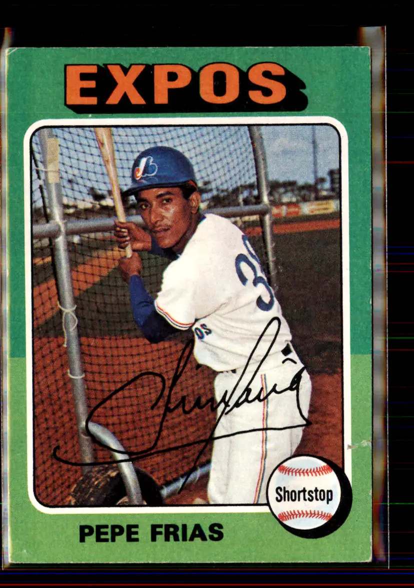 Pepe Frias 1975 Topps #496 - Montreal Expos - (pk1-33)