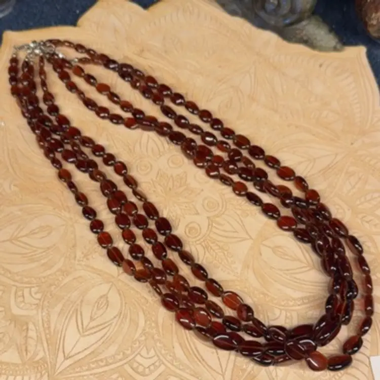 Orange Garnet Necklace