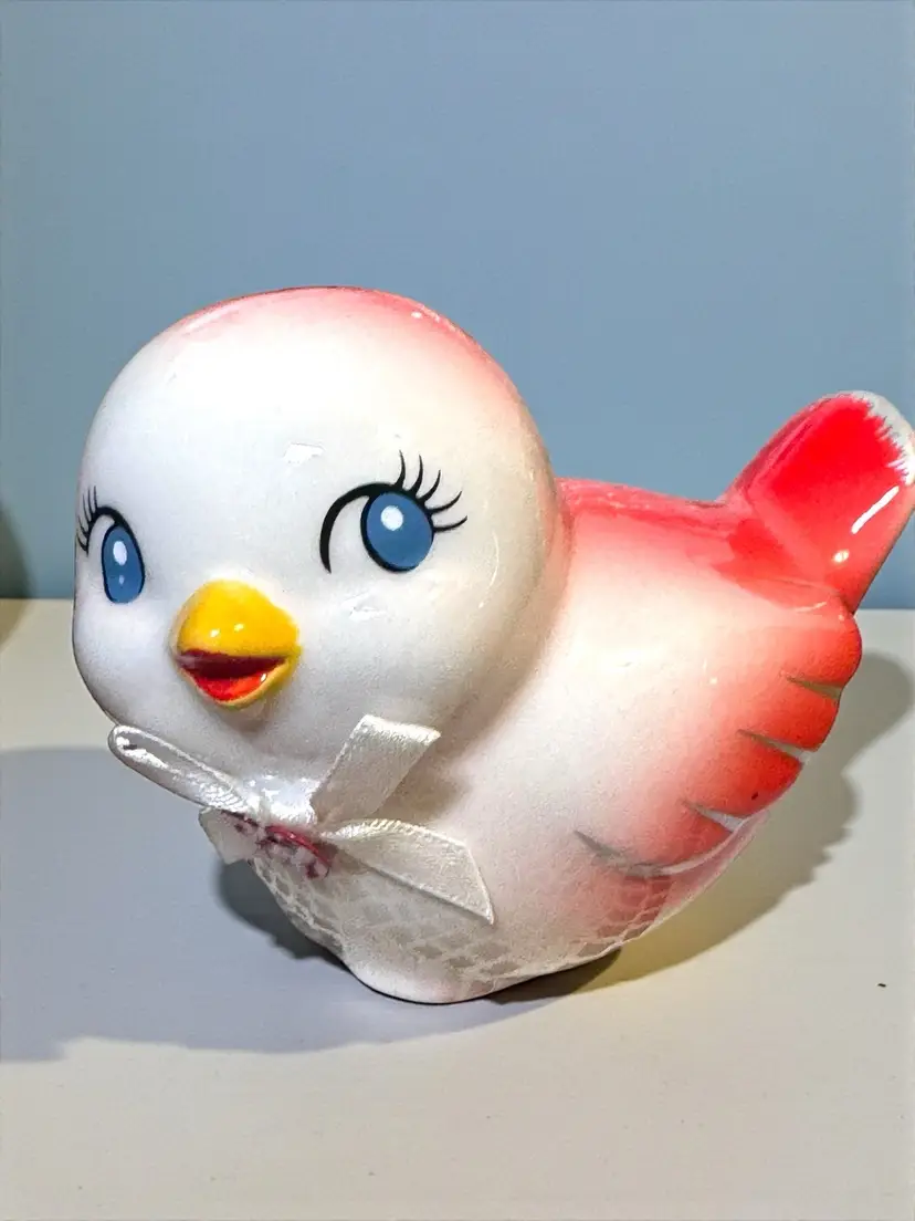 Adorable Vintage Style Red Spritz Valentines Bird - Contemporary By Target