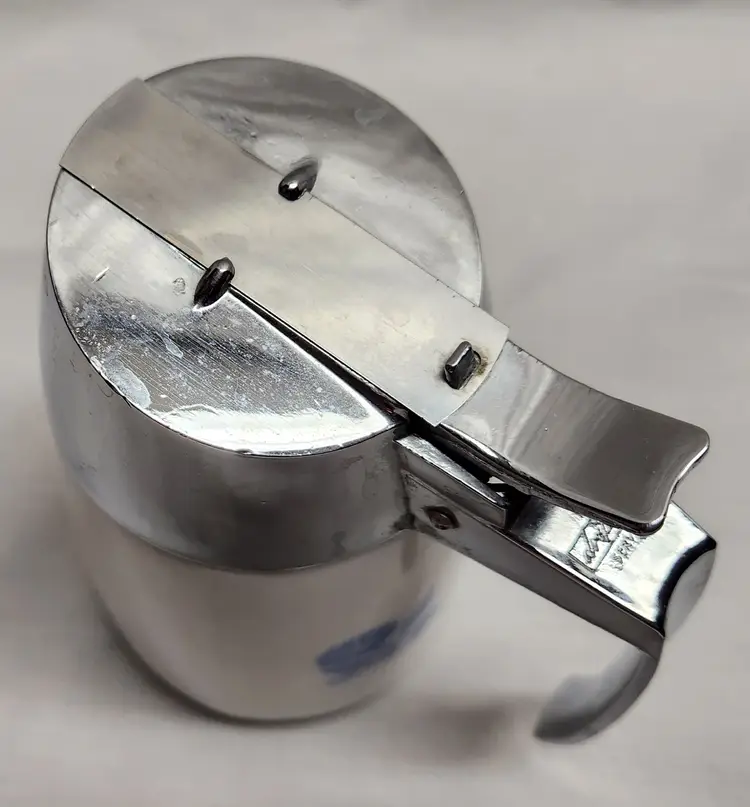 Pyrex Corning Corelle Milk Glass Syrup/Sugar Dispenser