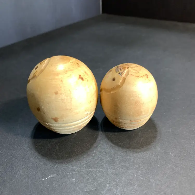 Pair Small Kokeshi Dolls