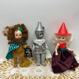 Wizard Of Oz Trio Tin Man, Cowardly Lion & Wicked Witch Of The East