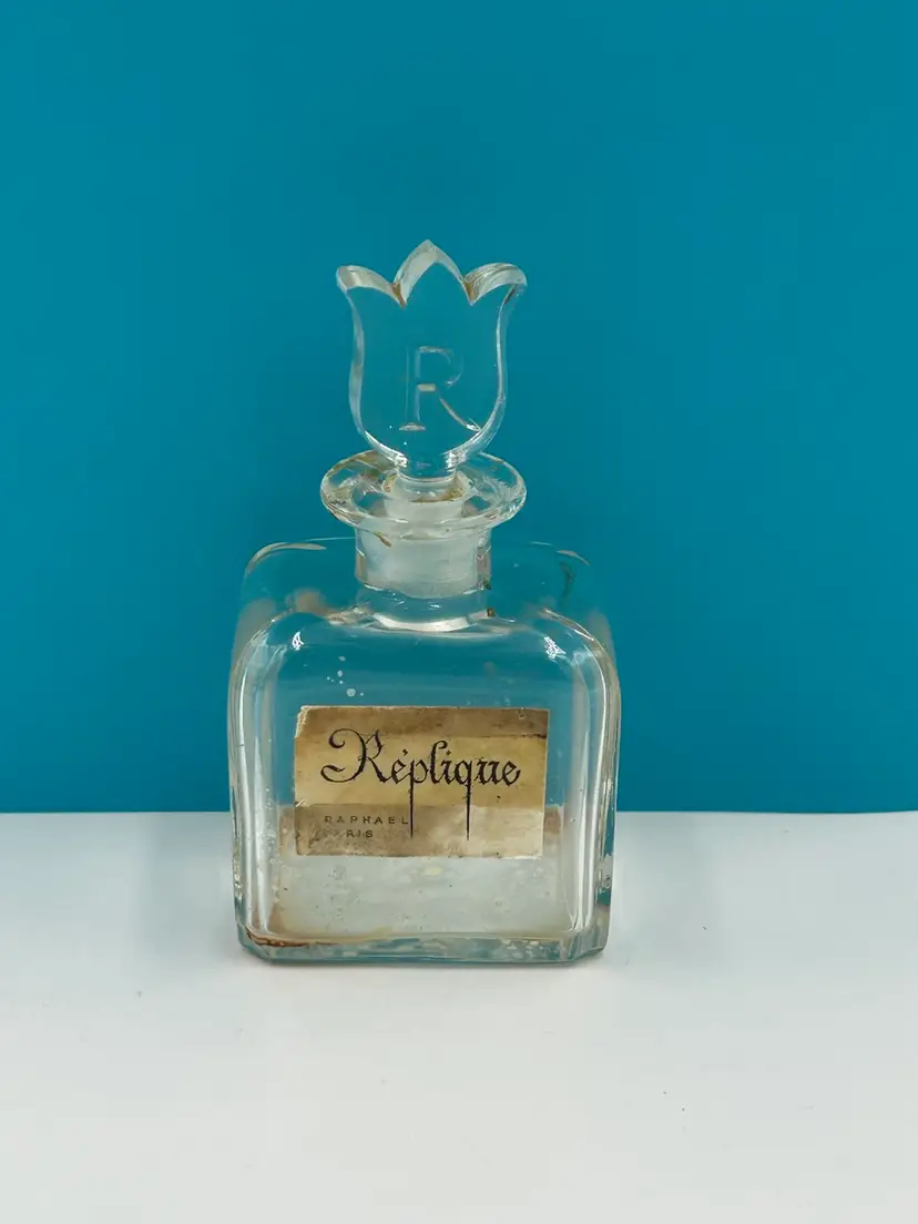 Vintage Replique By Raphael Splash, Empty Perfume Bottle Read More