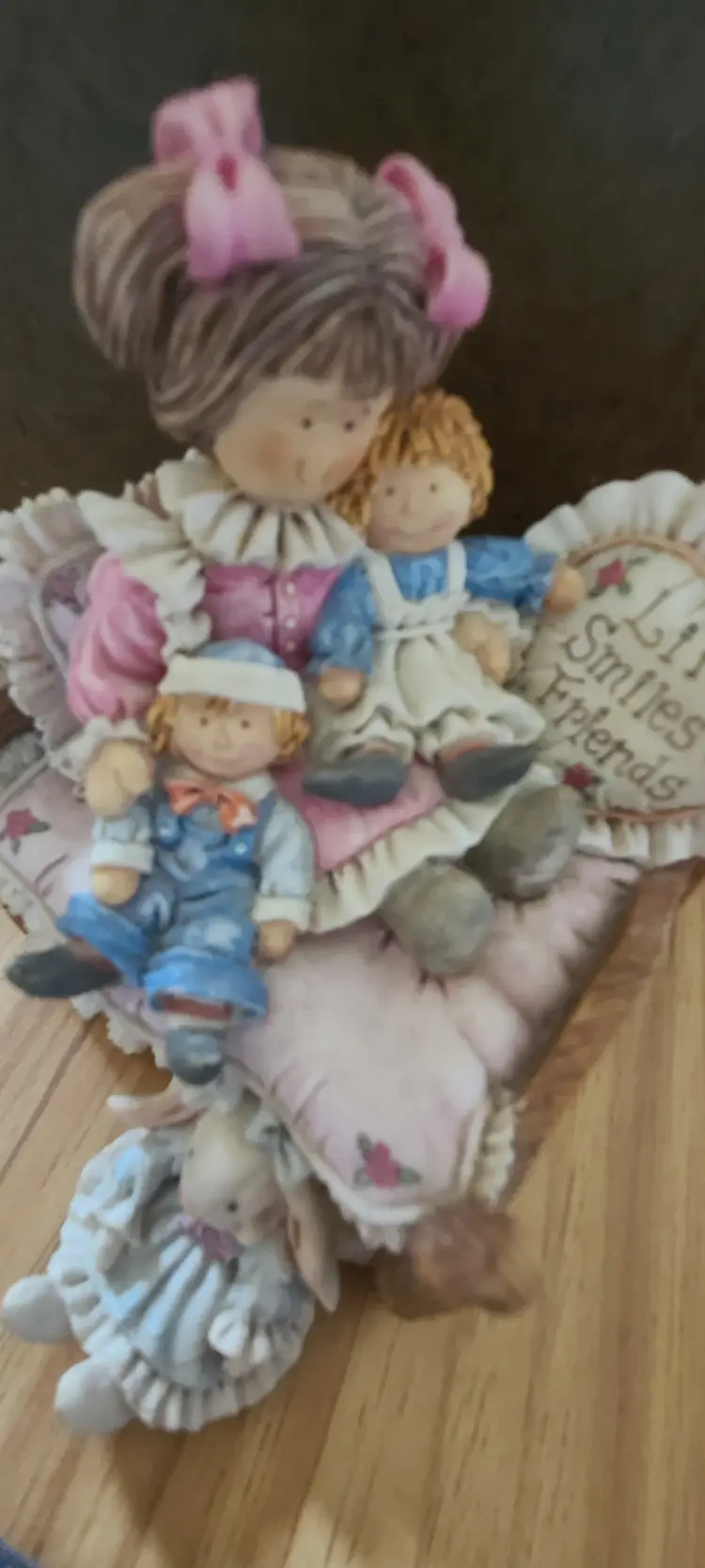 Vintage The San Francisco Music Box Company Life Smiles On Friends