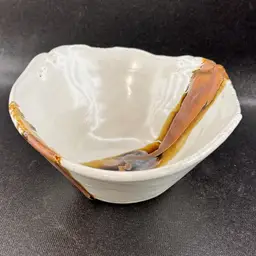 Handmade Studio Art Pottery Bowl Signed