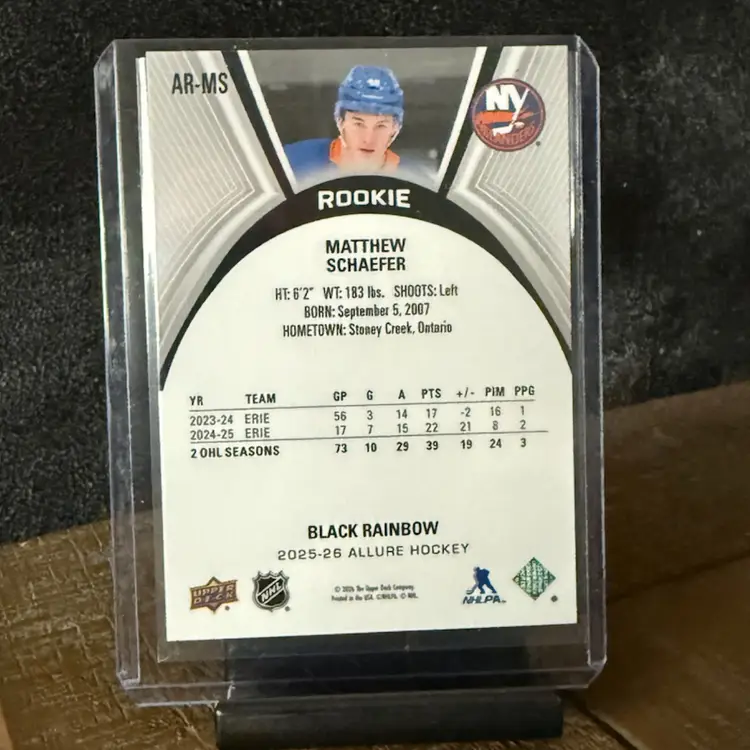 Matthew Schaefer- 2025-26 Upper Deck Allure- New York Islanders