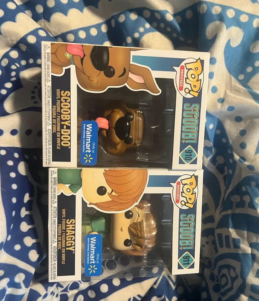Funko Pops Scooby-Doo #910 Shaggy #911 Walmart Exclusive
