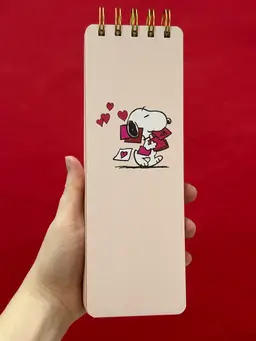 Snoopy Valentines Notepad