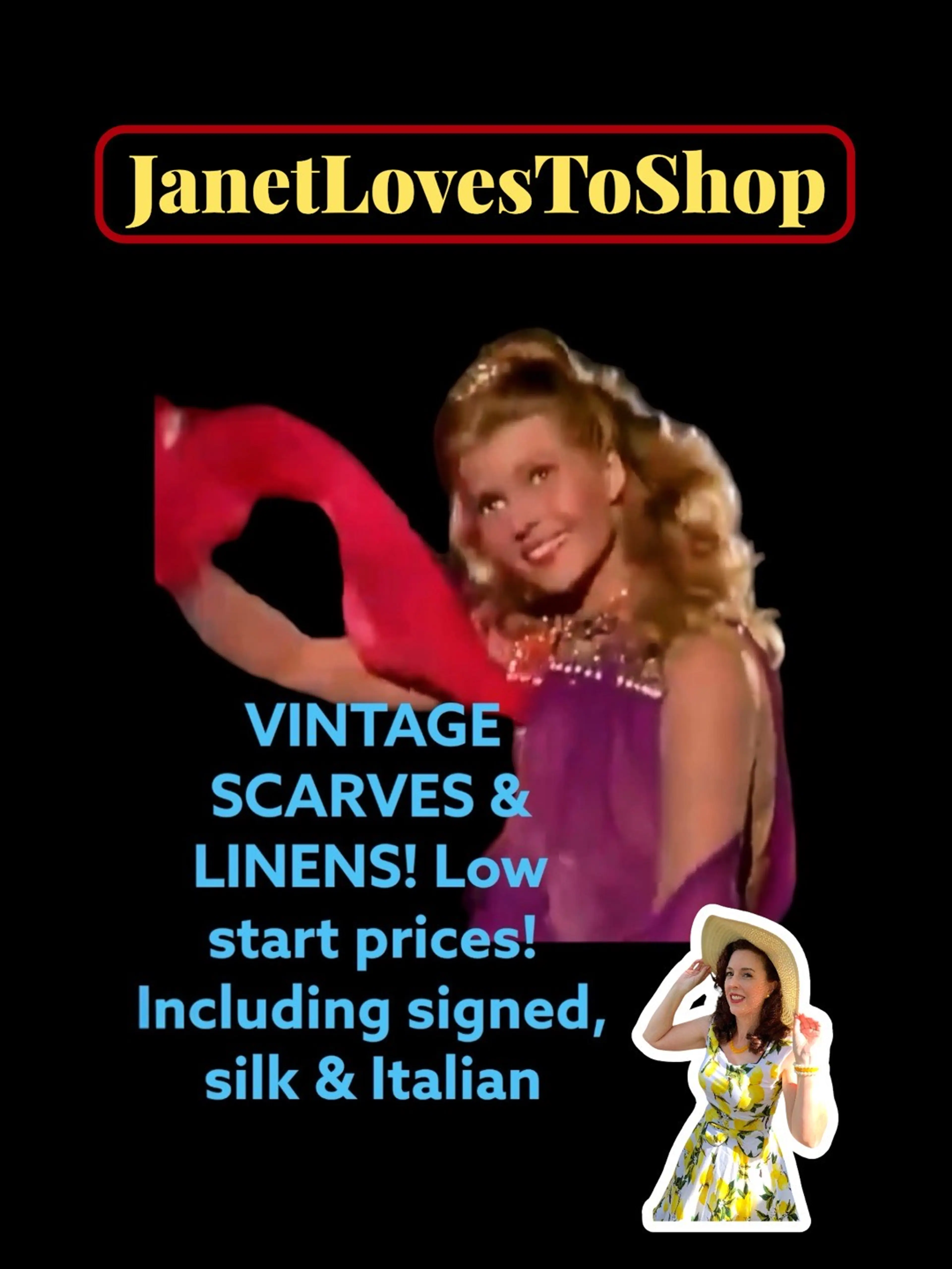 Estate, Vintage, Scarves And Linens🥰 Low Start Prices!