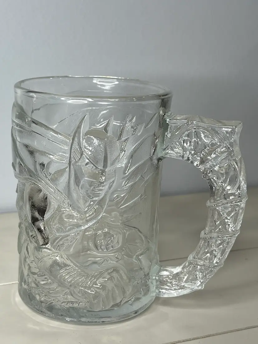 Vintage Batman McDonald’s Glass Made in France-