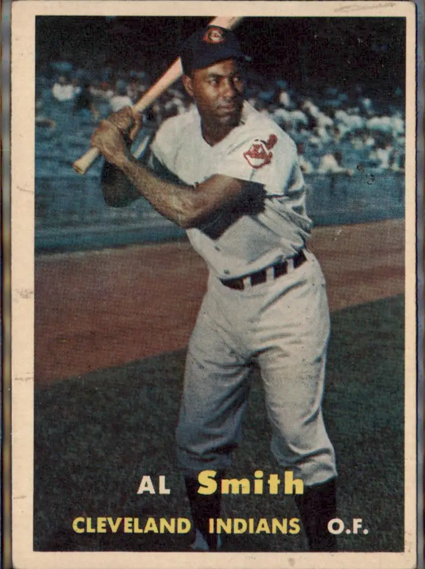 1957 Topps #145 Al Smith - ( pk1 ) - Cleveland Indians