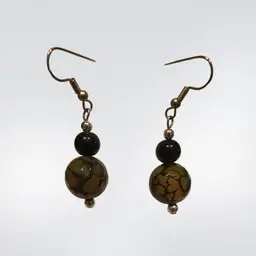 Vintage Art Glass Earrings
