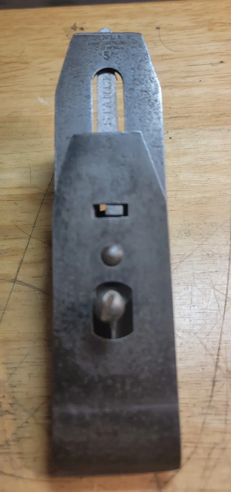 Stanley #2 Type 11 Frog and Iron and Chip Breaker 1 5/8" V Logo Sharp