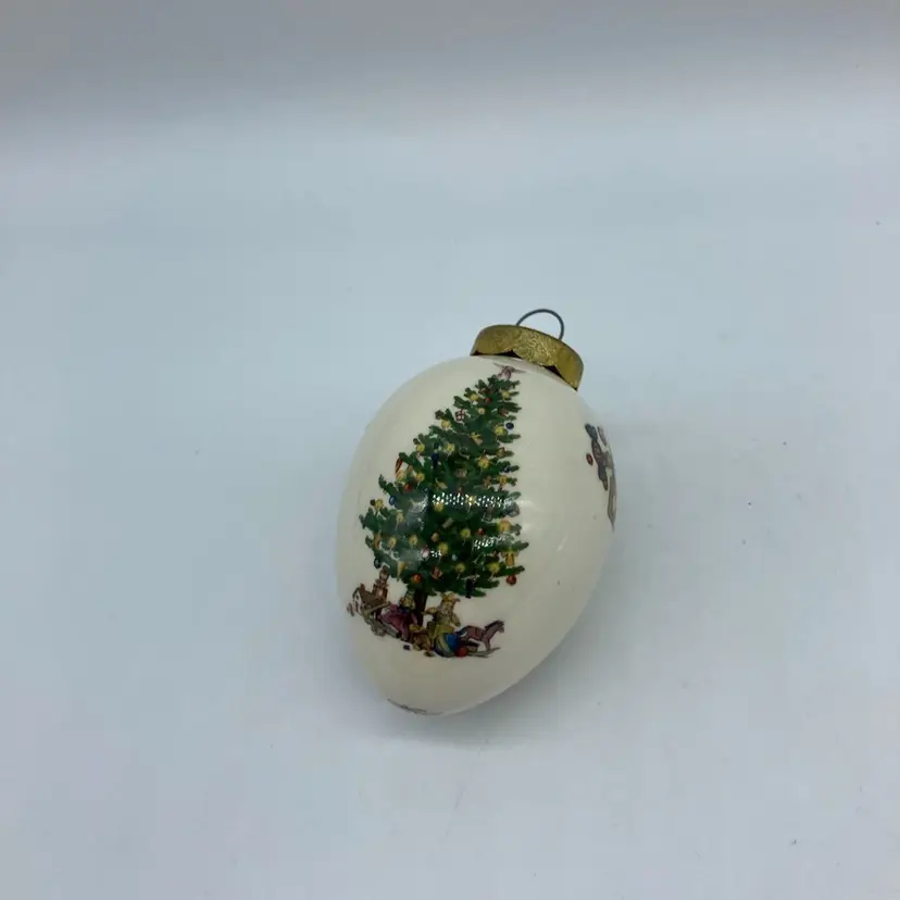 The Egg Lady Vintage Ceramic Egg Christmas Tree Ornament Decoration