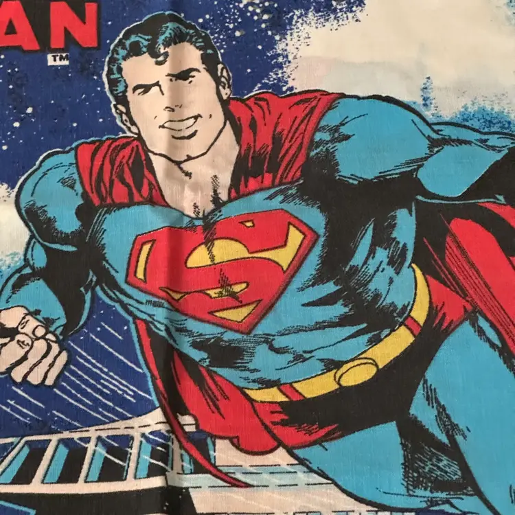 🫎 Vintage 1978 Superman Twin-Sized Sheets