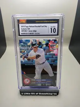 Aaron Judge #NTCDG-1 2018 Topps National Baseball Card Day: Purchase Exclusives CSG 10
