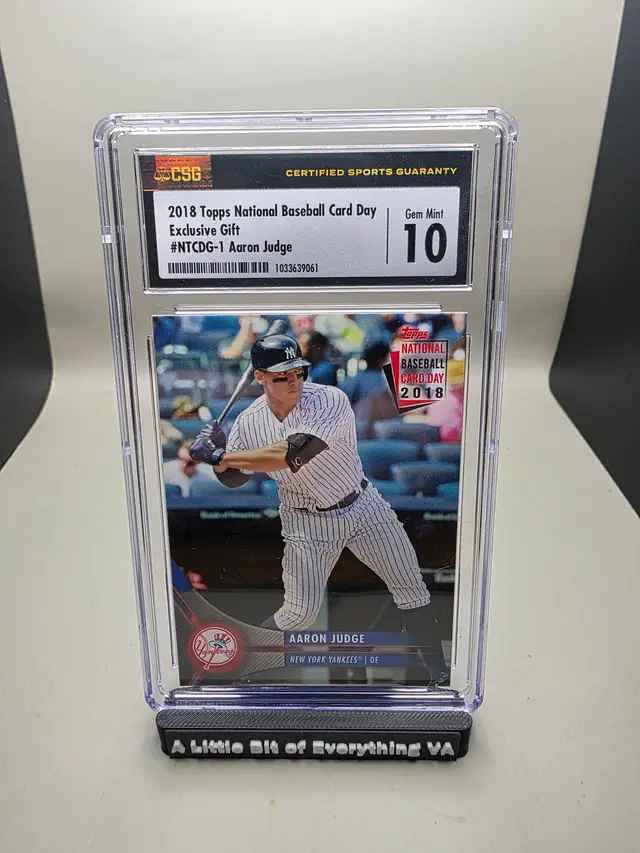 Aaron Judge #NTCDG-1 2018 Topps National Baseball Card Day: Purchase Exclusives CSG 10