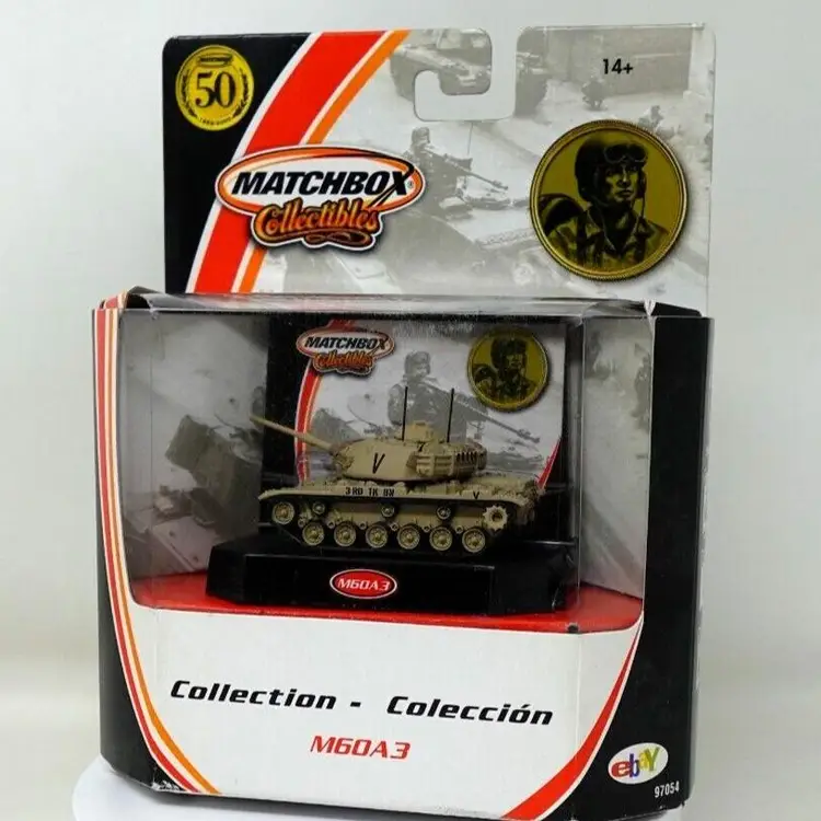 Matchbox Collectibles 50th Anniversary Iraq 2001 US Marines M60A3 Tank Boxed
