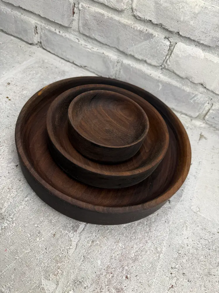 Walnut bowls
