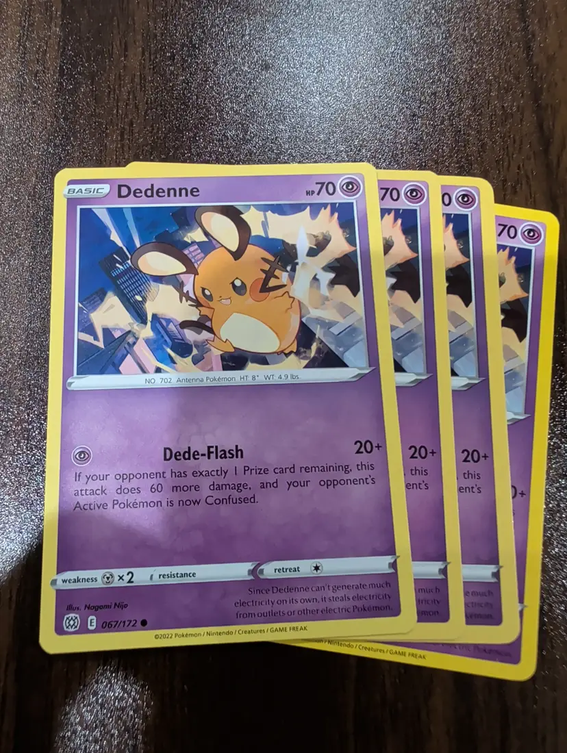 #01 Dedenne custom 3d art card