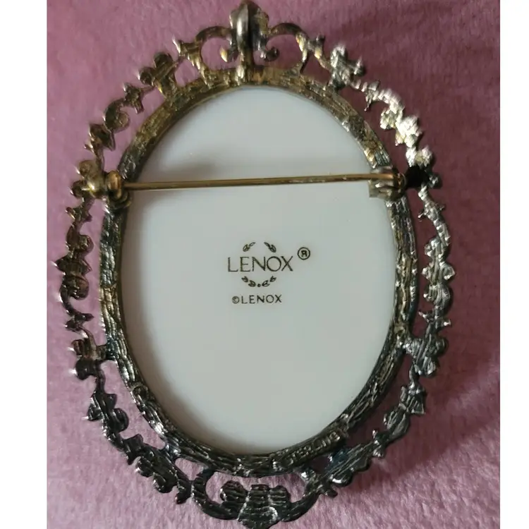 Lenox Sterling Silver Bone China Cameo