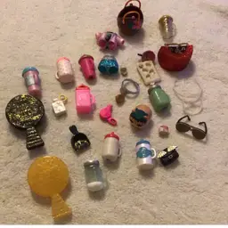 Omg LOL Accessories Lot Plus 1 Doll