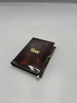 Antique address book & pen