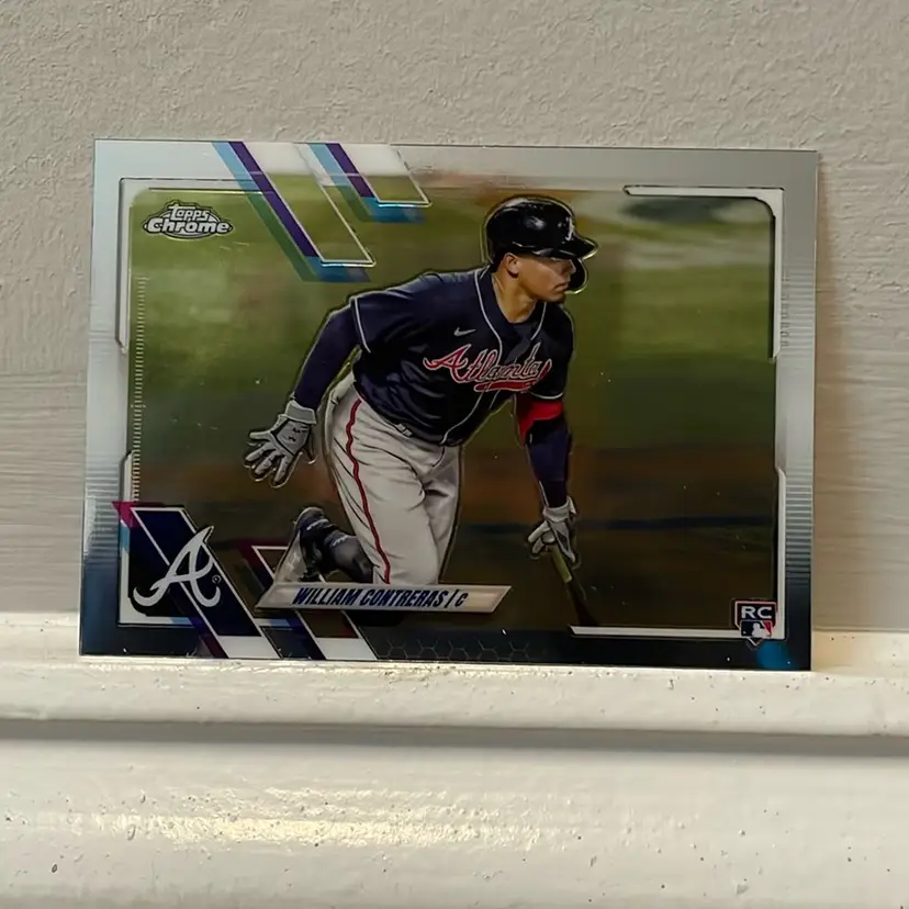 2021 Topps Chrome William Contreras RC Milwaukee Brewers