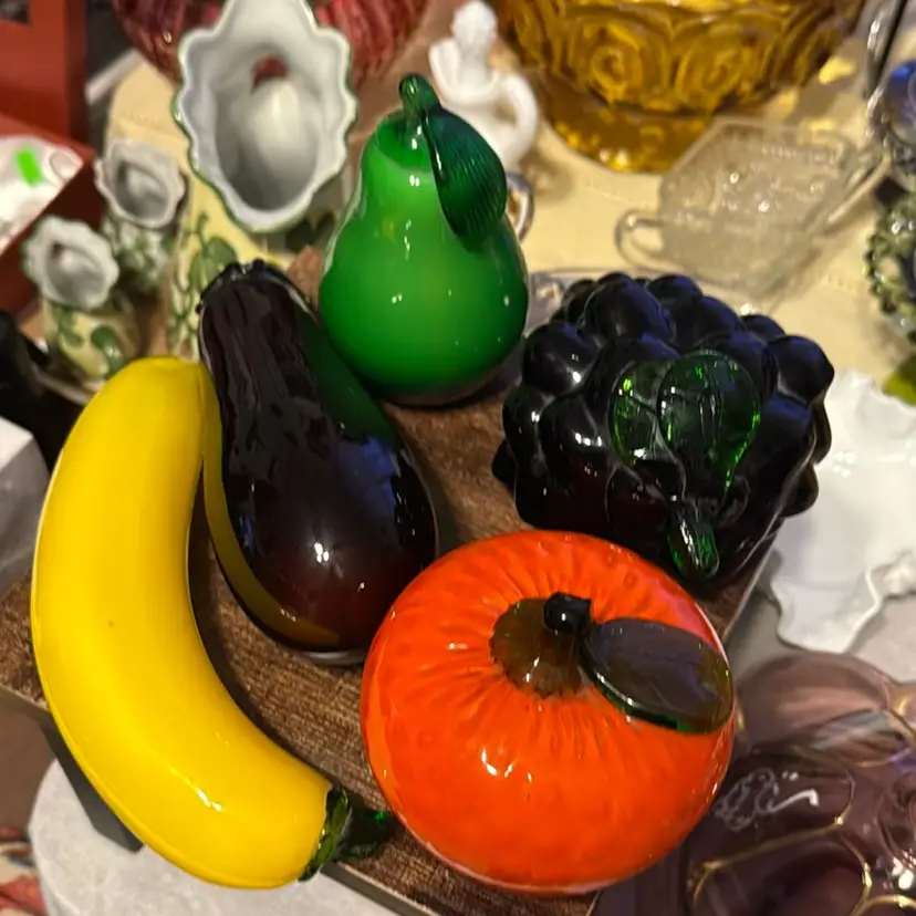 Large Art Glass Fruit