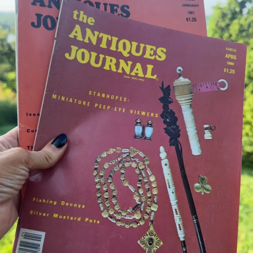 Antiques Journal Lot Of 2