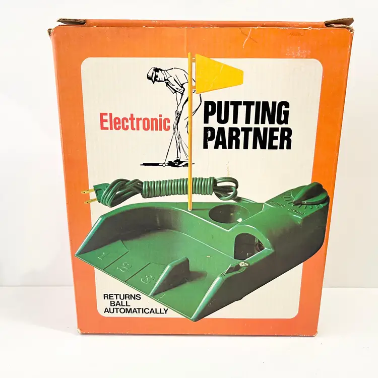 Vintage Golf Oscar Jr Electronic Putting Partner Automatic Ball Return # JR-100