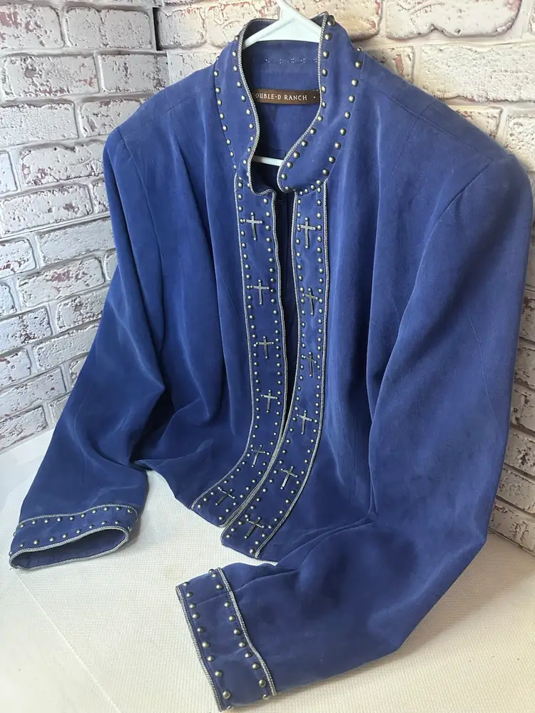 Double D Ranch Blue Jacket Size XL