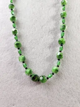 #09 Vintage Glass Necklace
