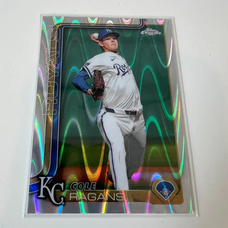 Cole Ragans RayWave Refractor Kansas City Royals