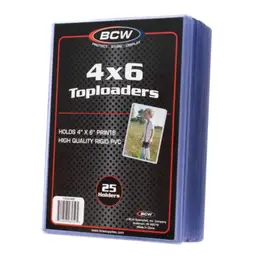 BCW 4x6 Toploaders