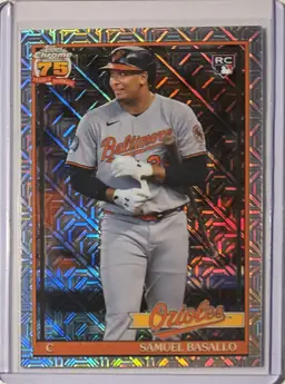 2026 Topps Series 1 1991 Chrome Mojo Samuel Basallo RC