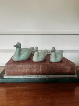 Trio of 1960s Porcelain Asian Ducks