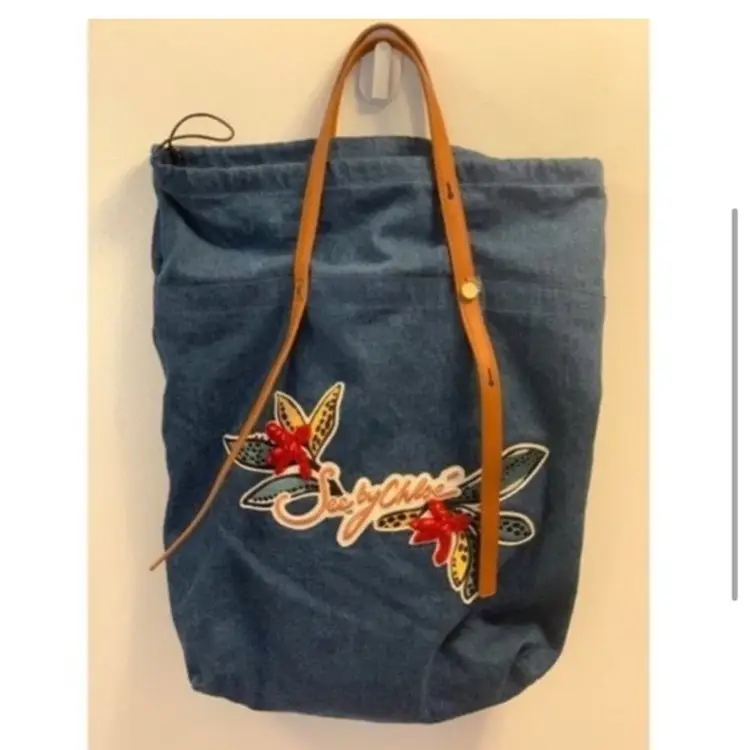 See by Chloe Denim Cactus Tote Bag