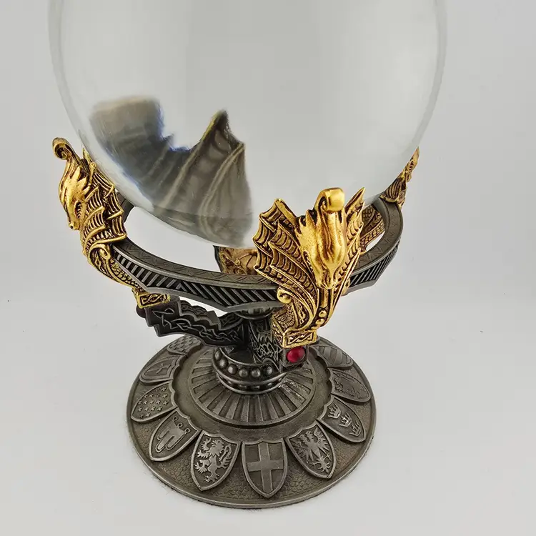 Franklin Mint Merlins Dragon Knight Crystal Ball 7.5'