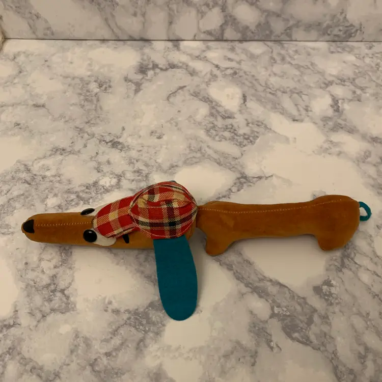Vintage Sherlock Holmes Weiner Dog Plush No Tag